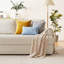 Ensemble de canapé modulaire et de causeuse en L rembourré en velours moderne pour salon-129932777