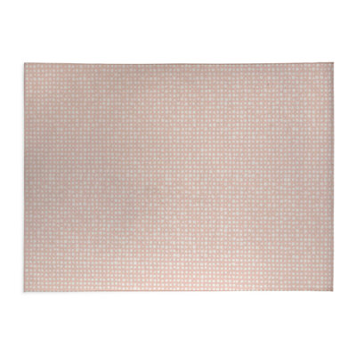 Tapis de bureau léger à pois assortis