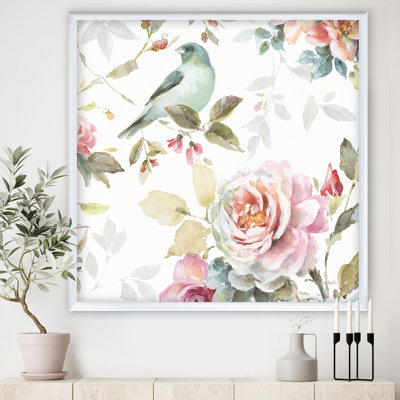 « magnifique oiseau amour ii », impression sur toile