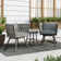 Arlend 2 - Person Patio Conversation Sets with Cushions