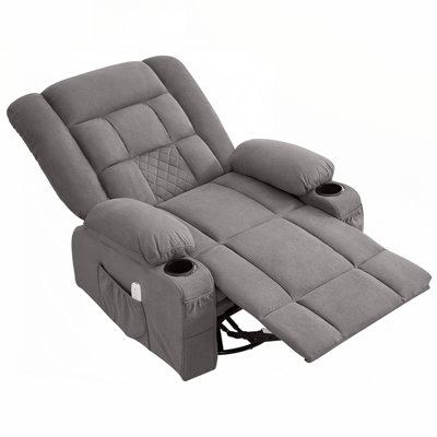 Kneading Massage Rocker Recliner Chair with 4-Point 3D Kneading Massage and Heat