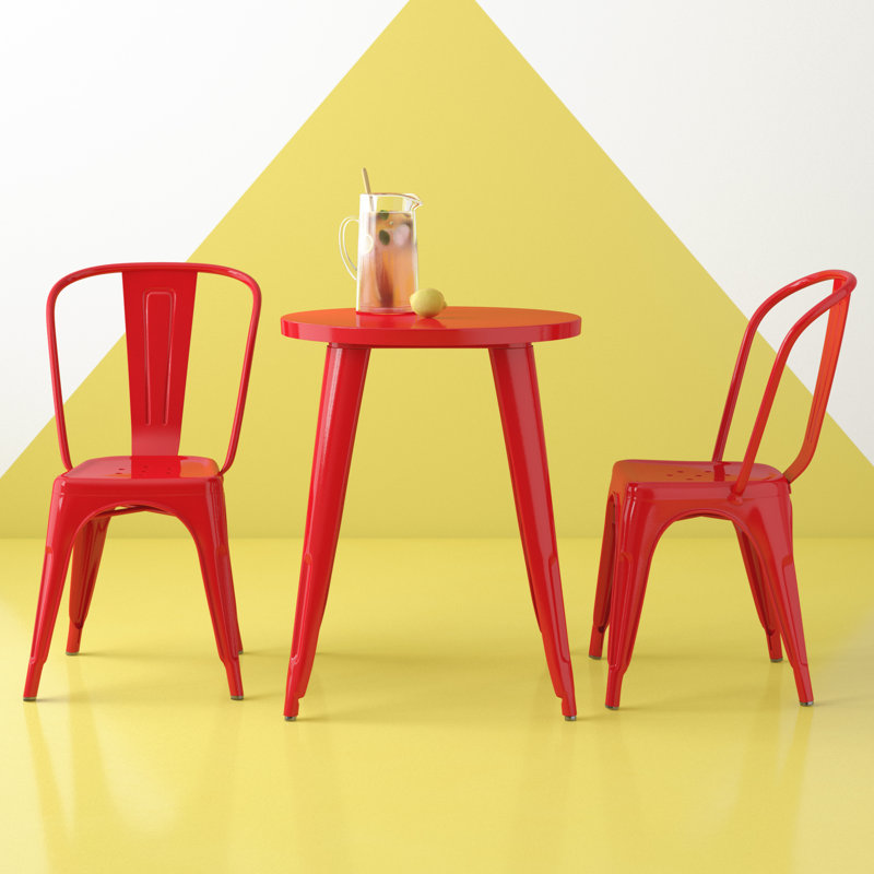 Ensemble bistro Brinson, Rouge, 24"