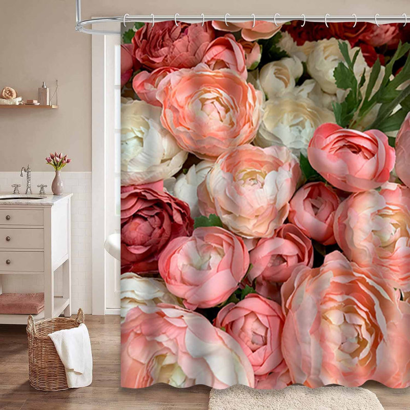 Bouquet de fleurs roses et fleurs roses, L 72 po x l 72 po