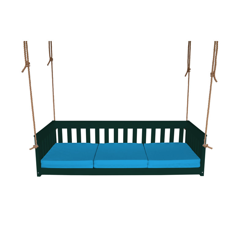 Siège de balançoire Dextra, Bleu clair, Vert pelouse