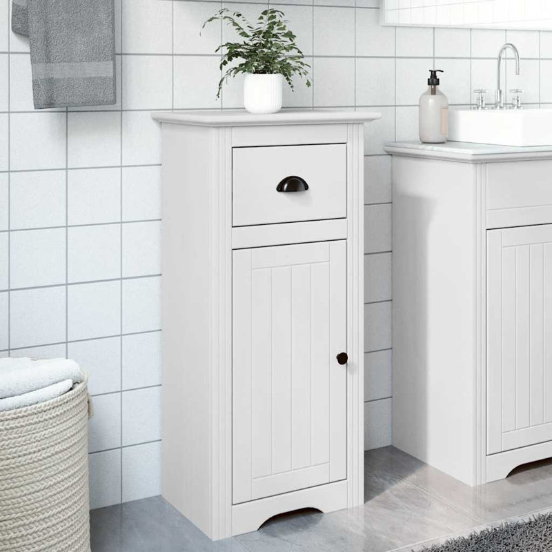 Bivins Bathroom Cabinet, White