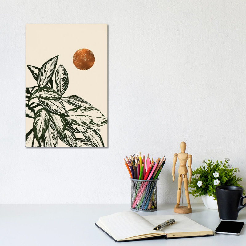 Calas II (bronze) par Bria Nicole, reproduction d'art graphique sur toile tendue, H 12 po x l 8 po x P 0,75 po