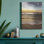 Evening Waves - Reproduction de photo sur toile tendue