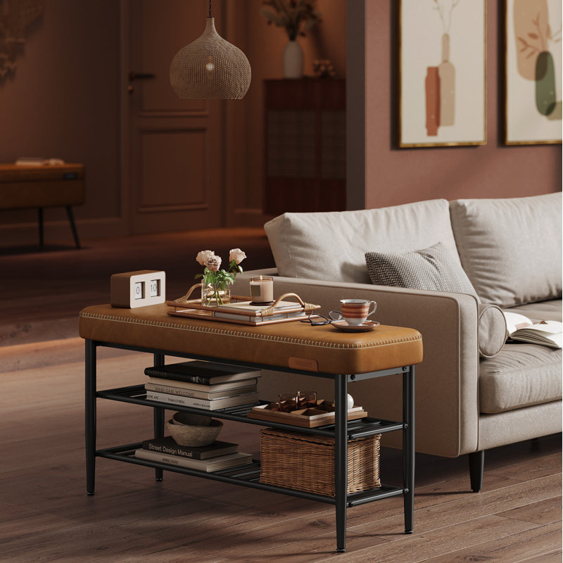 Shoe Rack Bench Entryway, Brown
