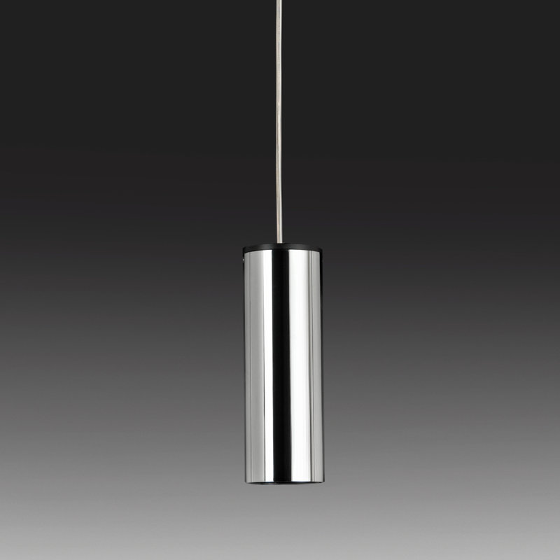 Kronn 1 - Light Single Cylinder Pendant, Chrome