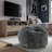 40 Inch Gunmetal Memory Foam Lounger-1733454627