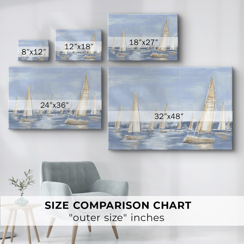 Série Nautical-IV - Cavas enveloppés de galerie, 24 x 36