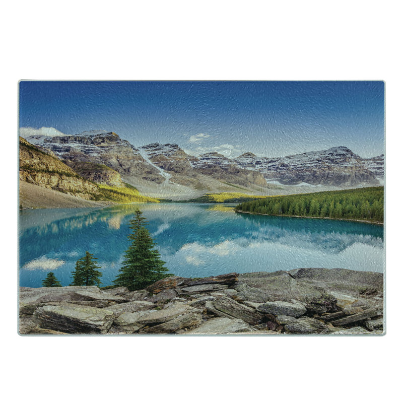 Planche à découper en verre trempé Ambesonne