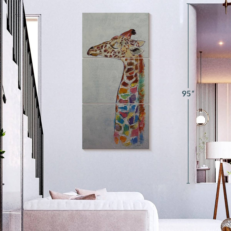 Girafe, H 75 po x l 36 po