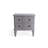 Ribbed Solid Wood Accent Chest
