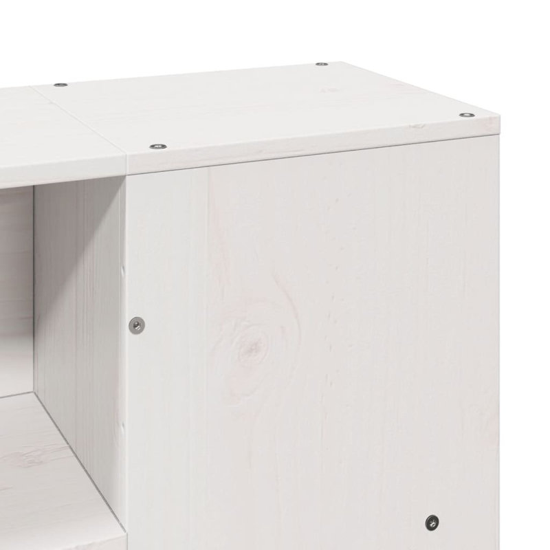 Aaydan Solid Wood Storage Bed, White