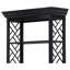 Furniture Classics Selma Black Mahogany Bamboo Bookcase