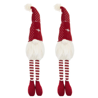 Décorations de Noël pour table de gnome de Noël