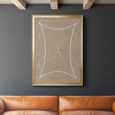 Hyperbola I, reproduction encadrée de qualité supérieure - prête à être accrochée