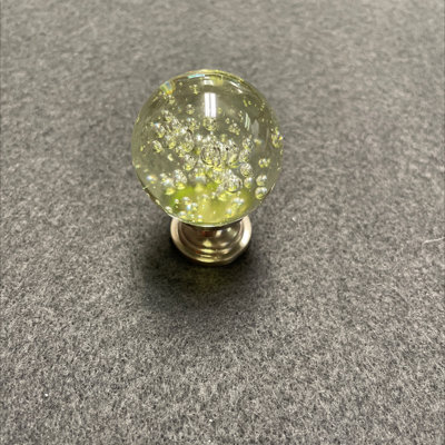(5 Pack) 1-1/4 inch Bubble Knob Green