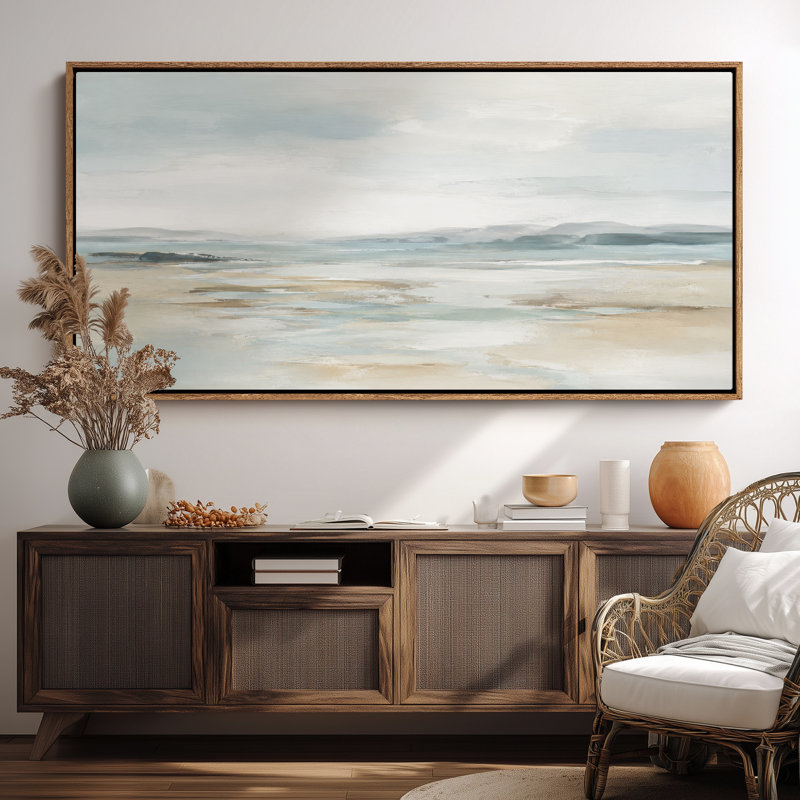 Impression sur toile encadrée, H 30 po x l 60 po, Naturel