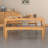 Modern Burlywood Rectangular Solid Wood Dining Table-182982023