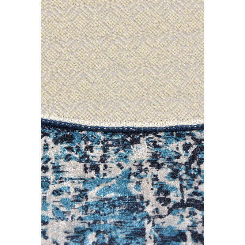 Abstract Shag Area Rug, Round 140cm