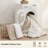 Bedsure King 4-Piece Bed-in-a-Bag Set – Coconut Milk & Natural, Boho Contrast Design-124088255