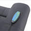 Fauteuil inclinable électrique en microfibre Domana