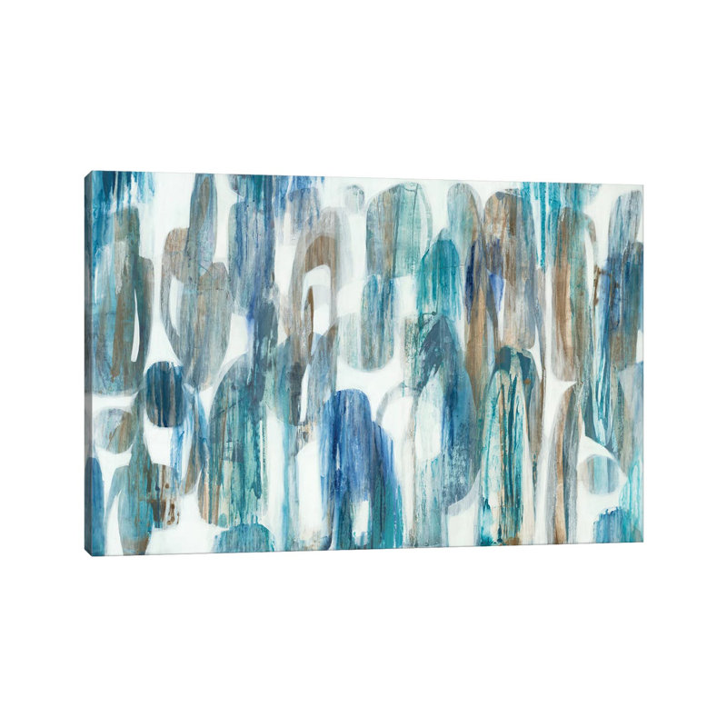 «The Shape of Things» par Liz Jardine, reproduction d'art sur toile tendue, H 12 po x l 18 po x 1,5 po