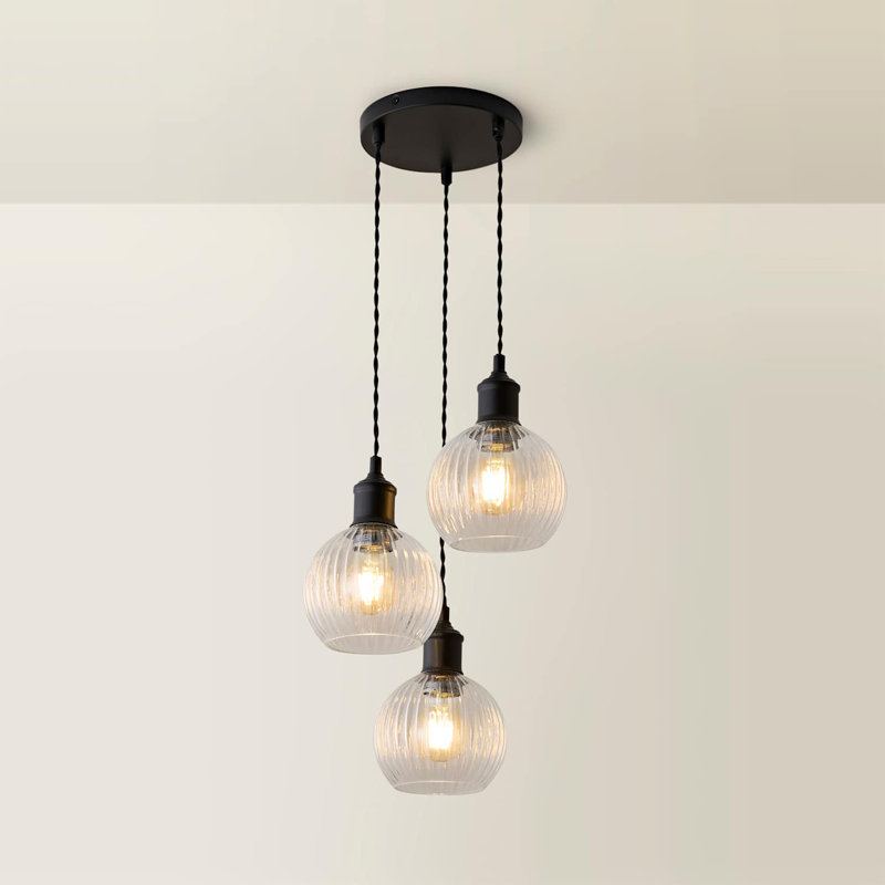Albrey 3 - Light Pendant, Matte Black, No