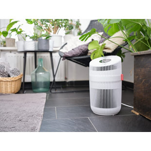 Boneco P230 Air Purifier White with HEPA Filter, Pre Filter, Ionizer and UV-C Light - Portable Pollen, Smoke and Fine Dust Remover for Rooms up to 45m²