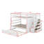 Lit superposé double avec lit gigogne avec tiroirs Hanli Kids-373455772