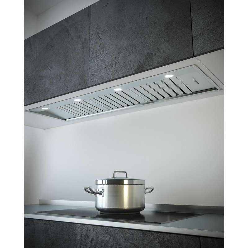 Sirius Range Hoods 1100 CFM Convertible Insert Range Hood, 55" W x 17.5" D