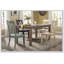 Ensemble de 2 chaises d'appoint décontractées à finition blanche avec placage de pin et dossier à double X transitionnel pour la salle à manger-1860522240