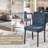 Modern Dining Chair with Metal Legs-2111032966