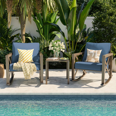 3 Piece Outdoor Patio Seating Set