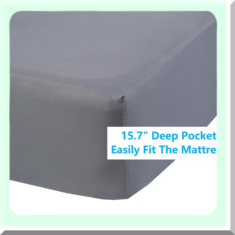 Retro Diamond Geometry Fitted Sheet Set - Mid Century Bedding with Bohemian Minimalist Design - Twin Size Breathable Bed Cover with Deep Pocket - 2pcs Aesthetic Sheets
