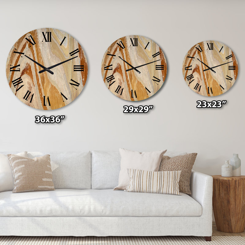 Horloge murale colorée en ardoise colorée, Moyen