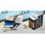 Non-skid Bookend Hold Heavy Books- 7x4x5in Wood Bookends for Heavy Books Heavy Duty