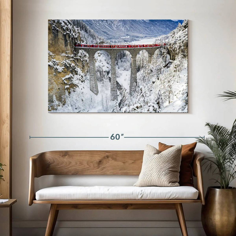 Viaduc Kavia Snowy Landwasser, H 32 po x l 48 po