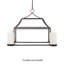 Camden - Hanging Chandelier w/ Aluminum Frame