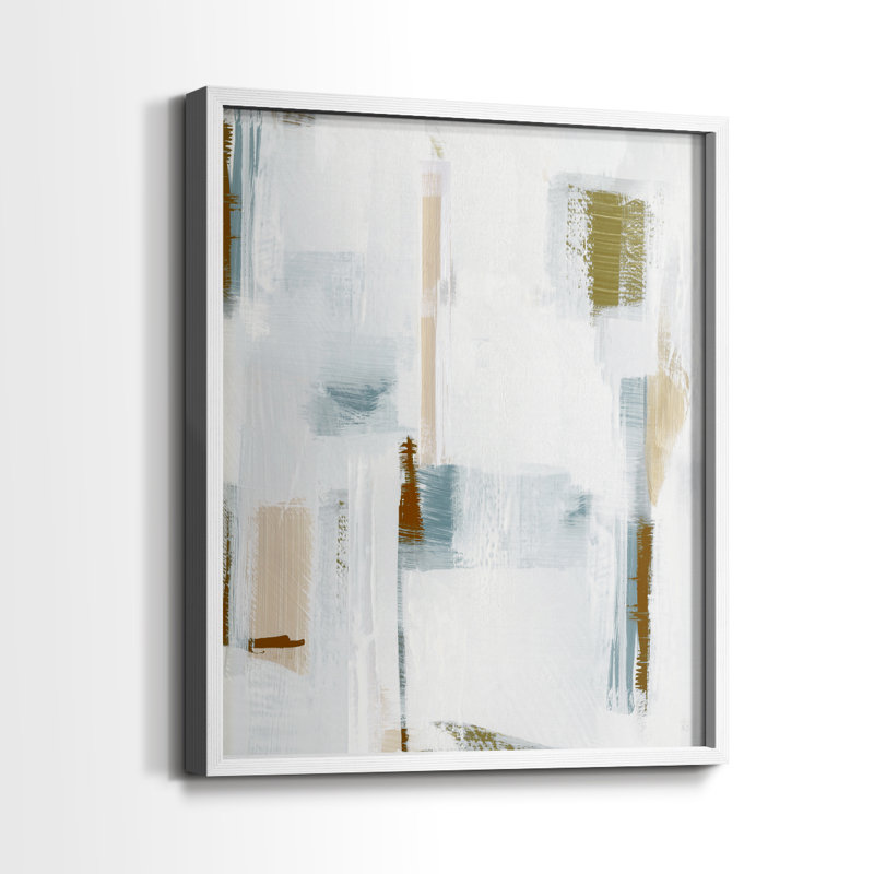 Touching Down II, reproduction encadrée - bois massif, H 11 po x l 9 po, Blanc