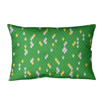 Snake Scales Lumbar Pillow Cover