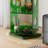 Acrylic Open Bookshelf with 360° Rotating Base-107393913