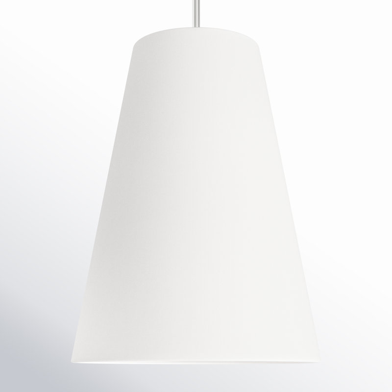 Grove 1 - Light Pendant, White, Brushed Nickel