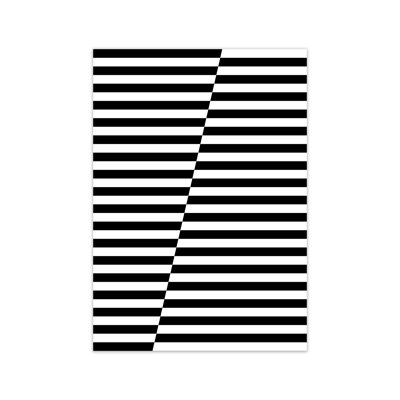 Black And White Stripe ALT - Print