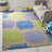 Kruetzen Abstract Handmade Tufted Wool/Cotton Beige/Blue/Green Area Rug-21773837
