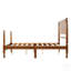 Cadre de lit à broche, cadre de lit en bois avec tête de lit, lit à colonne en bois traditionnel, lit plateforme rétro, aucun sommier requis, assemblage facile-1871376688-1871376694