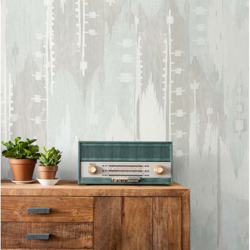 Abstract Roll, Metallic Pearl/Dove Gray