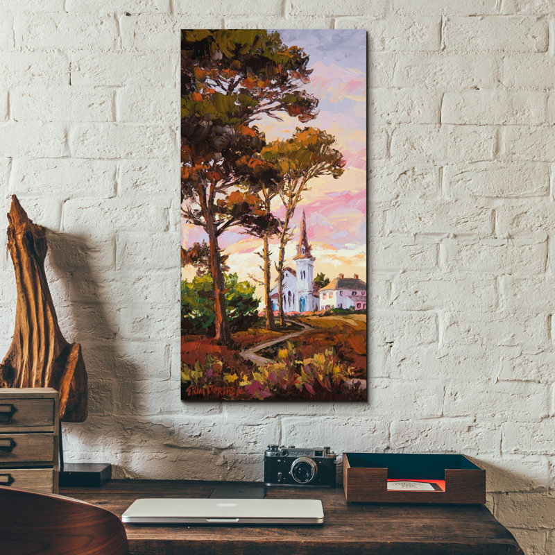  «Evening Blush» par Erin Dertner, art mural en verre acrylique, 12 po x 24 po, H 24 po x l 12 po